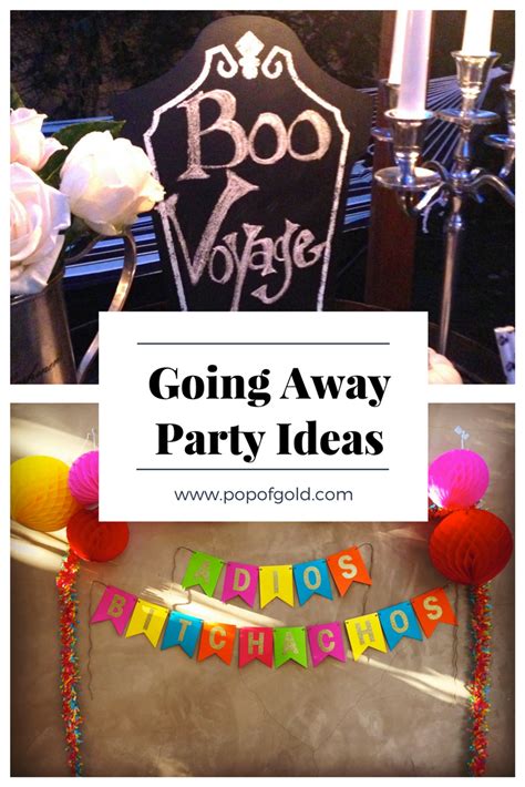 send off party ideas for friends|fun going away party ideas.